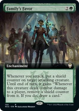 Family's Favor (Extended Art) - 159: Commander: Streets of New Capenna