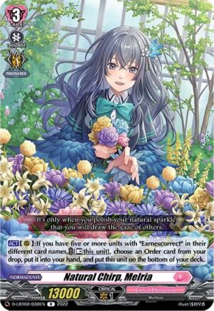 Natural Chirp, Melria - D-LBT02/030EN: D-LBT02: Lyrical Monasterio ~It's a New School Term!~