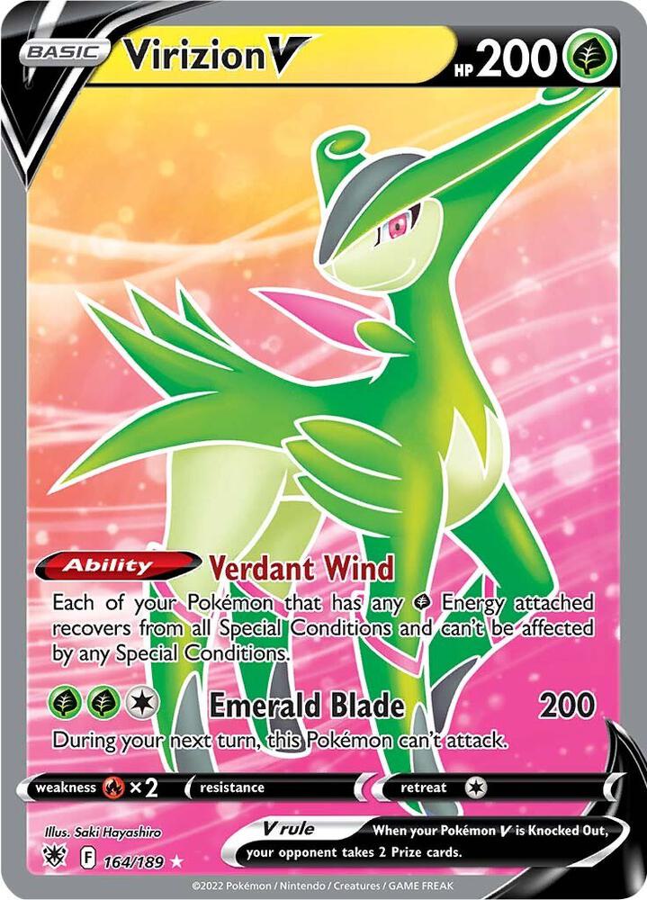 Virizion V (Full Art) - 164/189: SWSH10: Astral Radiance