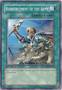 Reinforcement of the Army - SDWS-EN025: Structure Deck: Warriors' Strike