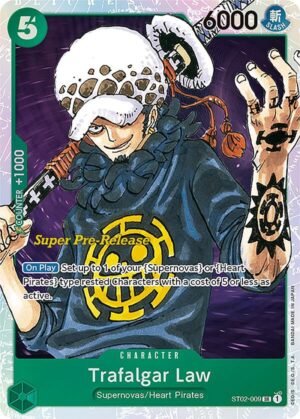 Trafalgar Law - ST02-009: Super Pre-Release Starter Deck 2: Worst Generation