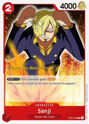 Sanji - ST01-004: Super Pre-Release Starter Deck 1: Straw Hat Crew