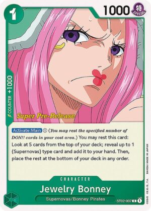 Jewelry Bonney - ST02-007: Super Pre-Release Starter Deck 2: Worst Generation (DM)