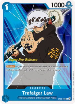 Trafalgar Law - ST03-008: Super Pre-Release Starter Deck 3: The Seven Warlords of the Sea