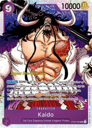 Kaido (003) - ST04-003: Super Pre-Release Starter Deck 4: Animal Kingdom Pirates