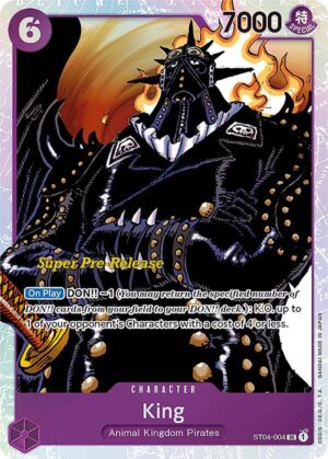 King - ST04-004: Super Pre-Release Starter Deck 4: Animal Kingdom Pirates