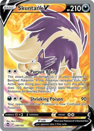 Skuntank V (Full Art) - 180/195: SWSH12: Silver Tempest