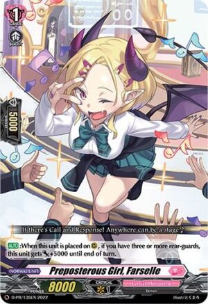 Preposterous Girl, Farselle - D-PR/135EN: D Promo Cards