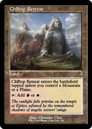 Clifftop Retreat (Retro Frame) - 393: Dominaria Remastered