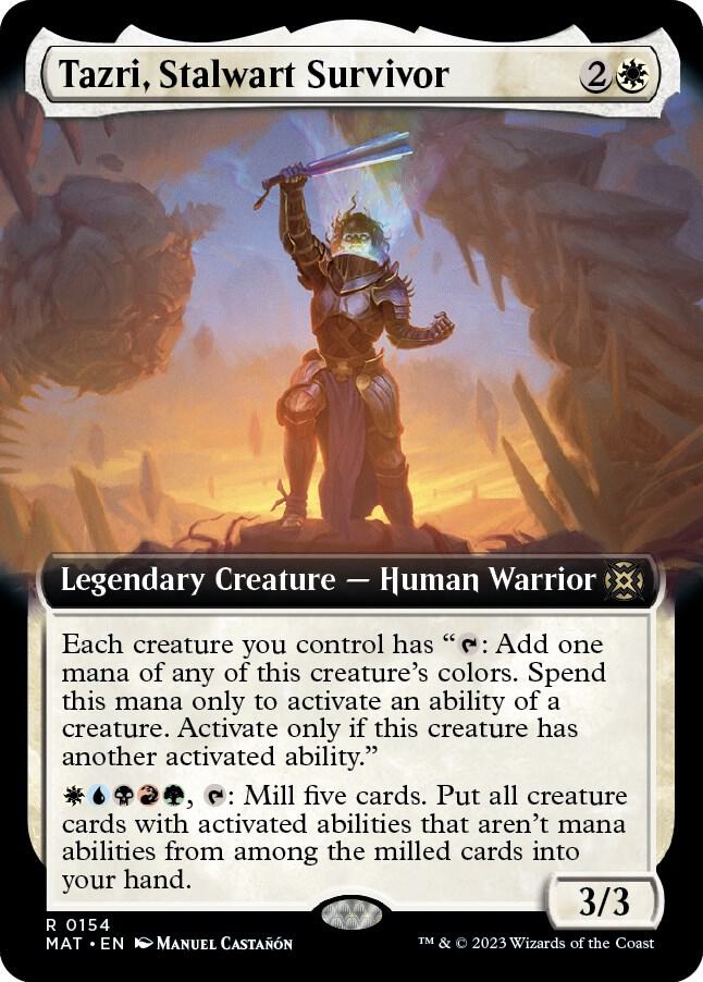 Tazri, Stalwart Survivor (Extended Art) - 154: March of the Machine: The Aftermath