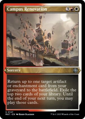Campus Renovation (Foil Etched) - 127: March of the Machine: The Aftermath