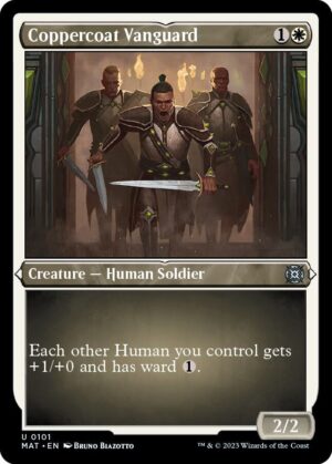 Coppercoat Vanguard (Foil Etched) - 101: March of the Machine: The Aftermath