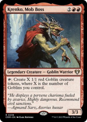 Krenko, Mob Boss - 238: Commander Masters