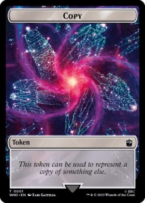 Copy // Dinosaur Double-Sided Token - 1 // 20: Universes Beyond: Doctor Who