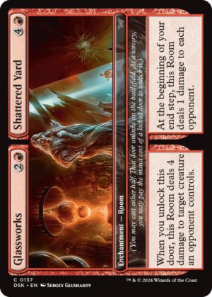 Glassworks // Shattered Yard - 137: Duskmourn: House of Horror