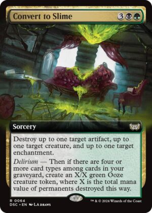 Convert to Slime (Extended Art) - 64: Commander: Duskmourn: House of Horror
