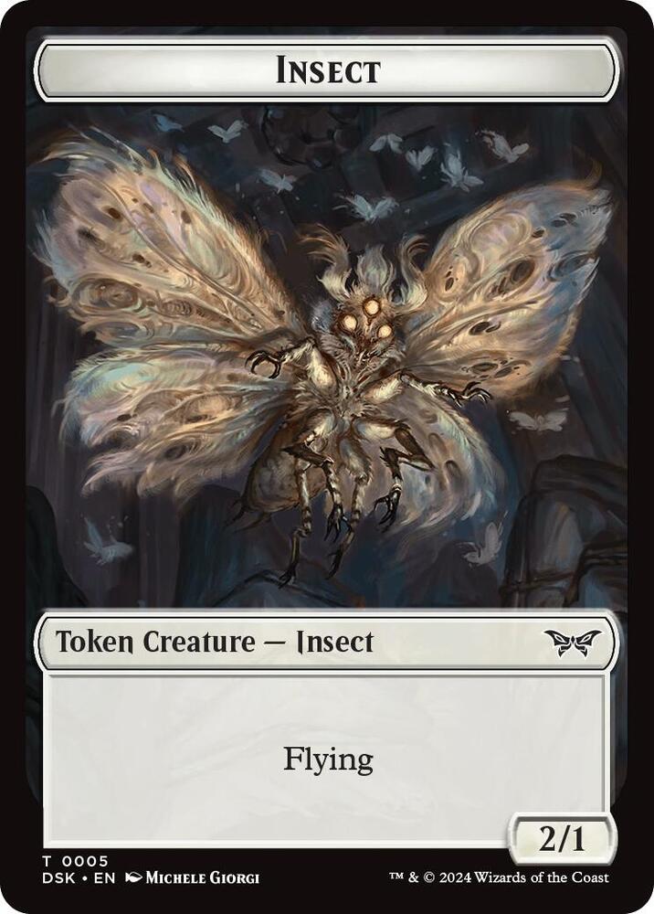 Insect (0005) Token - 5: Duskmourn: House of Horror