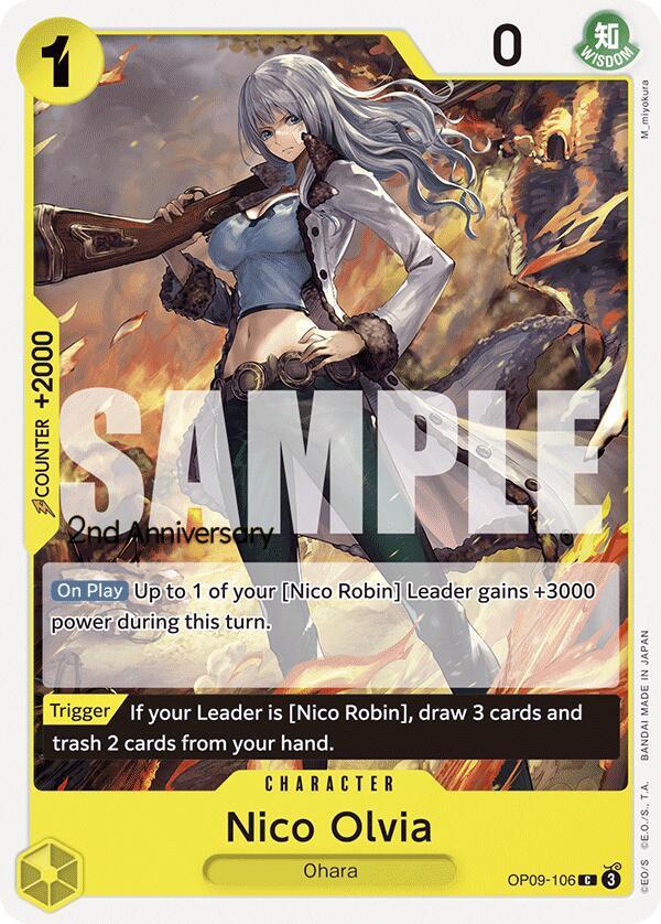 Nico Olvia - OP09-106: Emperors in the New World: 2nd Anniversary Tournament Cards