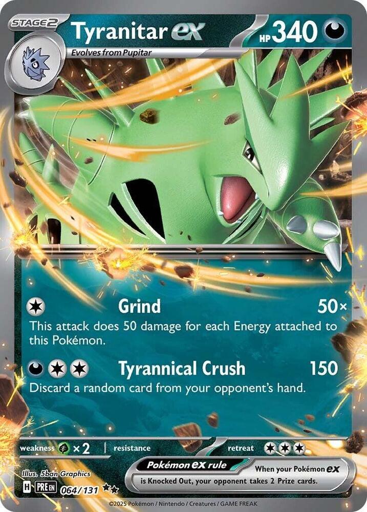Tyranitar ex - 064/131: SV: Prismatic Evolutions
