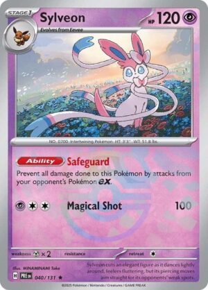 Sylveon (Master Ball Pattern) - 040/131: SV: Prismatic Evolutions
