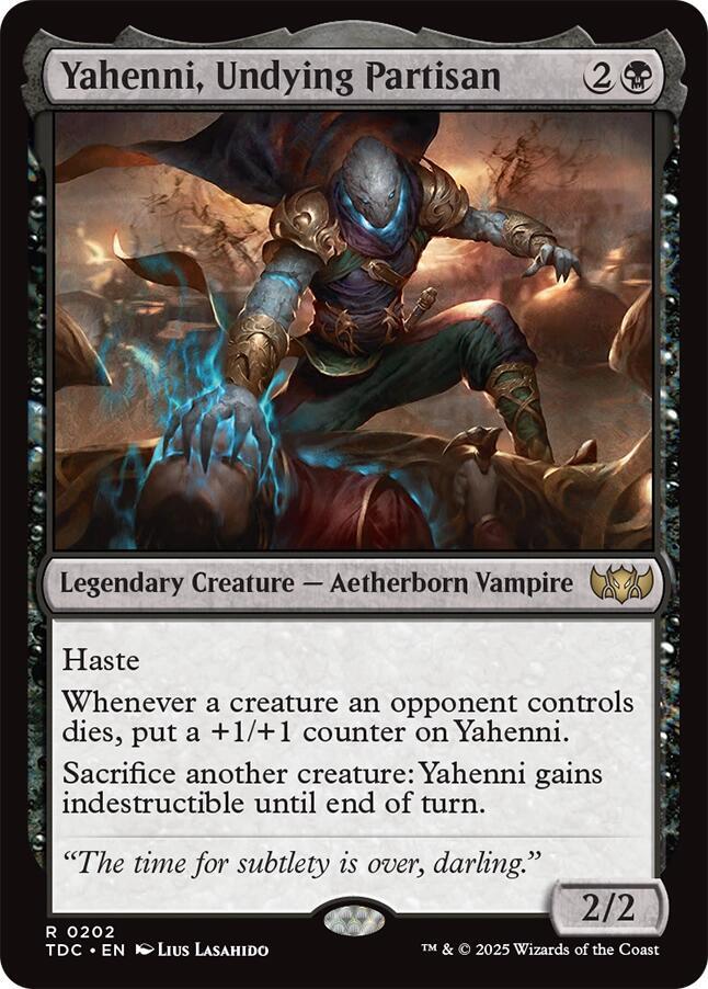 Yahenni, Undying Partisan - 202: Commander: Tarkir: Dragonstorm