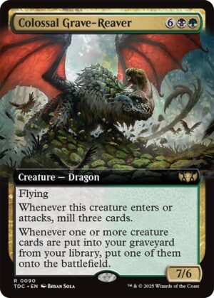 Colossal Grave-Reaver (Extended Art) - 90: Commander: Tarkir: Dragonstorm