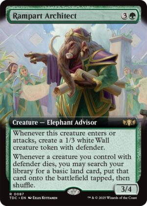 Rampart Architect (Extended Art) - 87: Commander: Tarkir: Dragonstorm