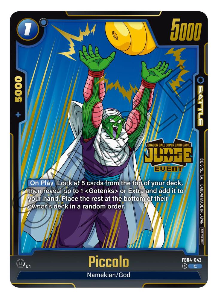 Piccolo (Judge Pack (Event Judge) 03) - FB04-042: Tournament and Championship Promos