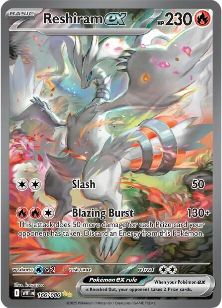 Reshiram ex - 166/086 - 166/086: SV: White Flare