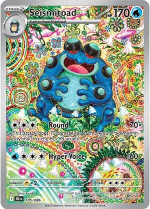 Seismitoad - 105/086 - 105/086: SV: Black Bolt