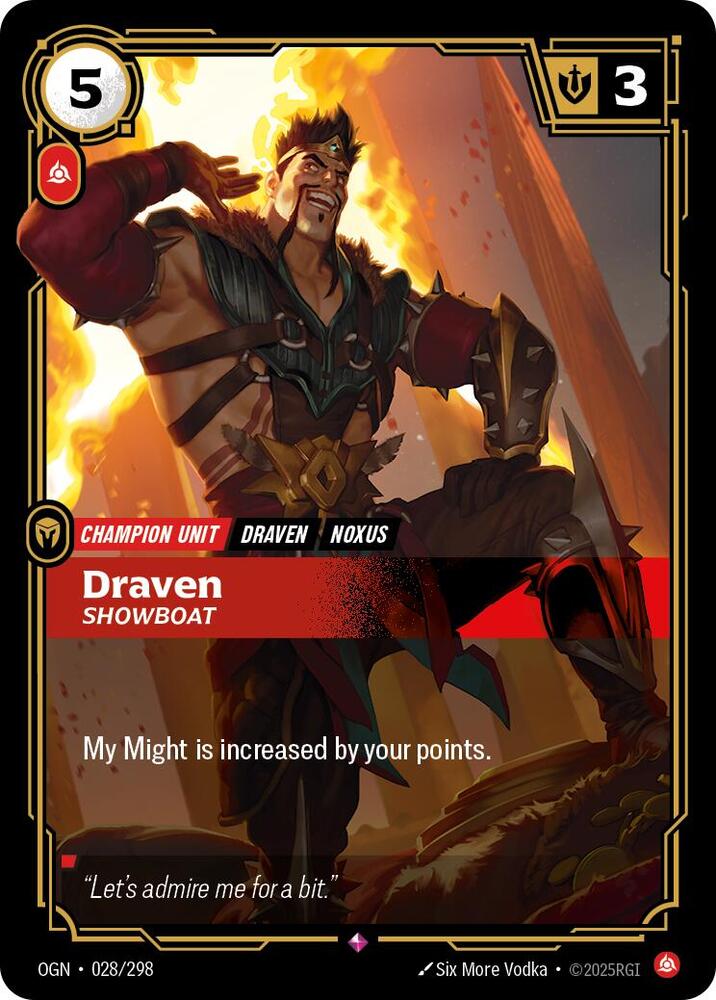 Draven - Showboat - 028/298: Origins