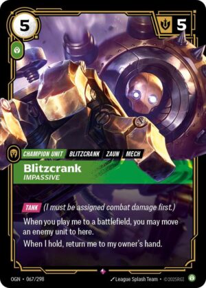 Blitzcrank - Impassive - 067/298: Origins