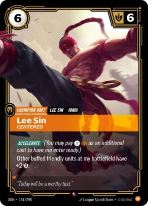 Lee Sin - Centered - 151/298: Origins