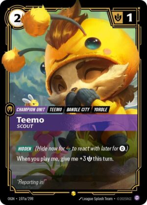 Teemo - Scout (Alternate Art) - 197a/298: Origins
