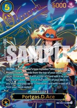 Portgas.D.Ace - EB02-028 (SP) - EB02-028: Carrying On His Will
