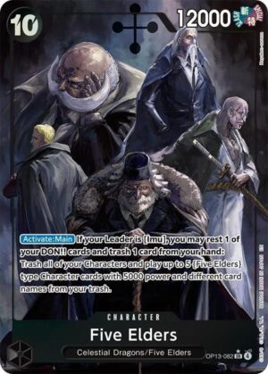 Five Elders (Alternate Art) - OP13-082: Carrying On His Will