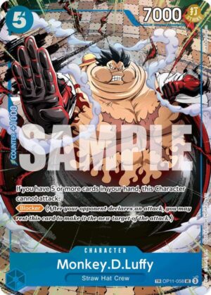 Monkey.D.Luffy - OP11-058 (TR) - OP11-058: Carrying On His Will