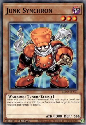 Junk Synchron - L5DD-ENY07: Legendary 5D's Decks