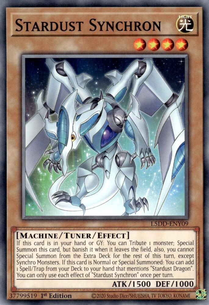 Stardust Synchron - L5DD-ENY09: Legendary 5D's Decks
