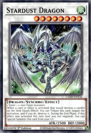 Stardust Dragon (L5DD-ENY36) - L5DD-ENY36: Legendary 5D's Decks