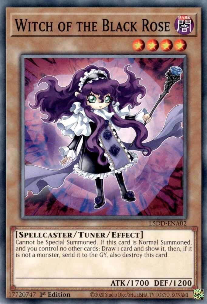 Witch of the Black Rose - L5DD-ENA02: Legendary 5D's Decks