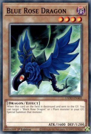 Blue Rose Dragon - L5DD-ENA05: Legendary 5D's Decks
