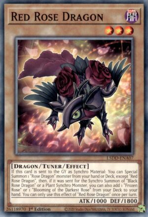 Red Rose Dragon - L5DD-ENA07: Legendary 5D's Decks