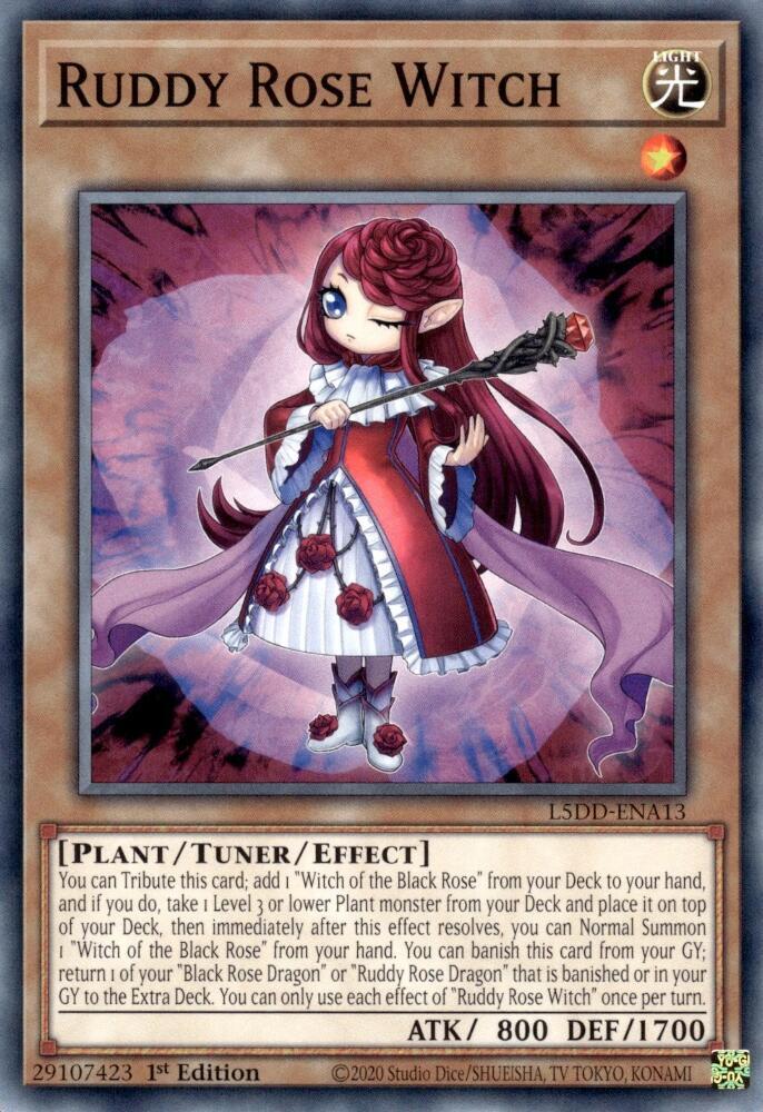Ruddy Rose Witch - L5DD-ENA13: Legendary 5D's Decks