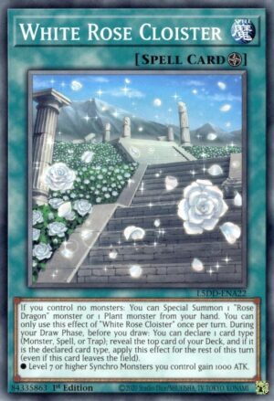 White Rose Cloister - L5DD-ENA22: Legendary 5D's Decks