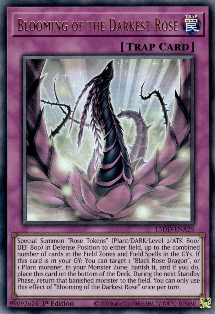 Blooming of the Darkest Rose - L5DD-ENA25: Legendary 5D's Decks