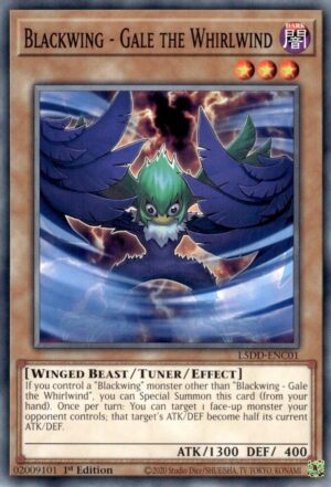Blackwing - Gale the Whirlwind - L5DD-ENC01: Legendary 5D's Decks