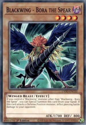 Blackwing - Bora the Spear - L5DD-ENC02: Legendary 5D's Decks