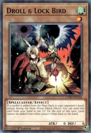 Droll & Lock Bird - L5DD-ENC04: Legendary 5D's Decks