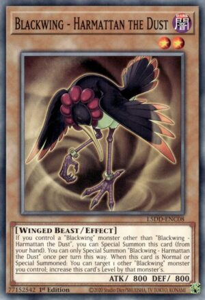 Blackwing - Harmattan the Dust - L5DD-ENC08: Legendary 5D's Decks